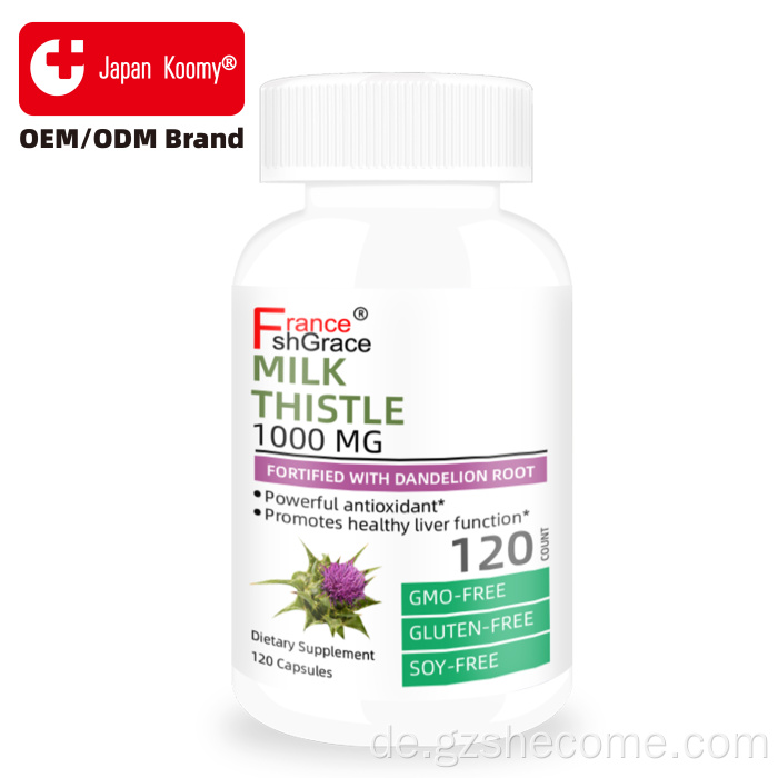 Shecome Mariendistel-Detox-Gesundheits-Leber-Detox-Kapseln